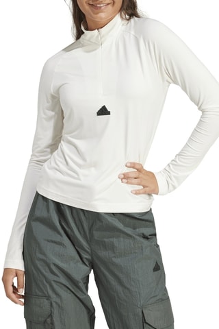 T-shirt W C ESC Q1 LS - Ecru