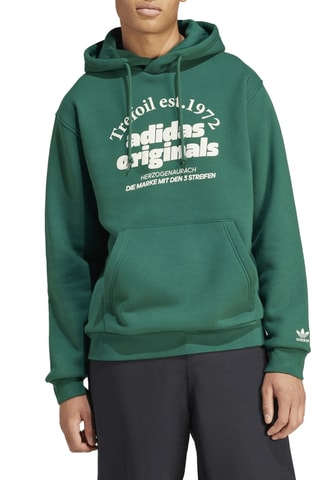 Sweat à capuche Graphique - Vert