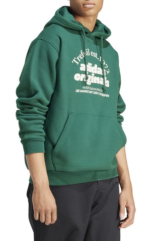 Sweat à capuche Graphique - Vert