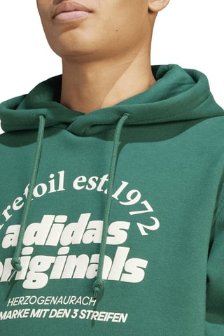 Sweat à capuche Graphique - Vert