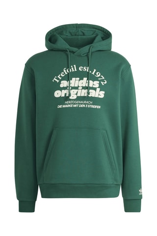 Sweat à capuche Graphique - Vert