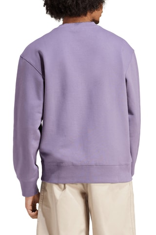 Sweat en coton biologique Adicolor Contempo Crew - Violet