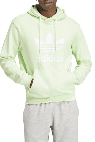 Sweat à capuche Trefoil - Vert clair