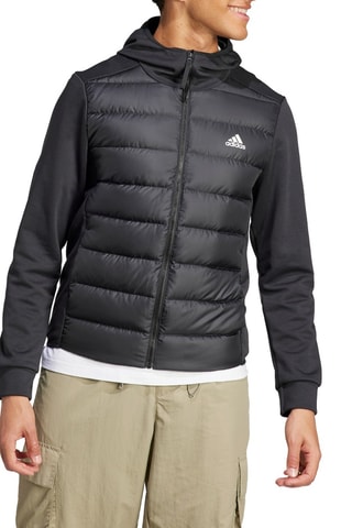 Sweat à capuche Essentials Hybrid - Noir