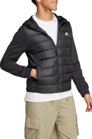 Sweat à capuche Essentials Hybrid - Noir