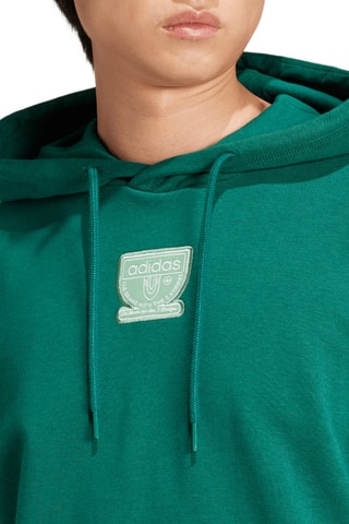 Sweat à capuche Graphique - Vert foncé