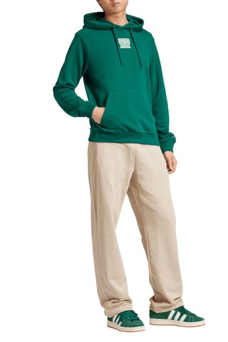 Sweat à capuche Graphique - Vert foncé