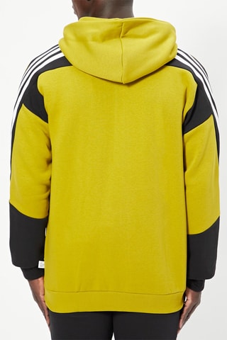 Sweat en coton biologique M FI WTR FZ - Jaune et noir