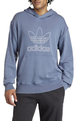 Sweat à capuche Outl Tref Hdy - Bleu