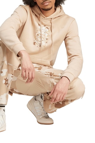 Sweat à capuche Camo Lab - Beige