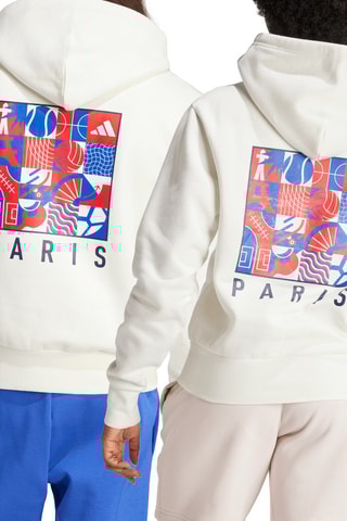 Sweat polaire Key City - Blanc