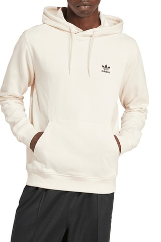 Sweat à capuche Trèfle Essentials - Blanc