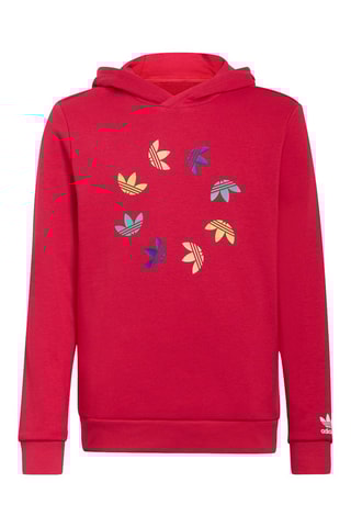 Sweat à capuche Adicolor Rouge