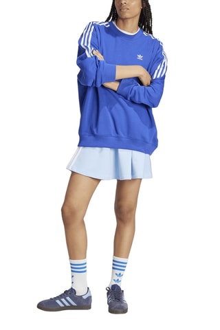 Sweat oversize 3 S Crew OS - Bleu roi