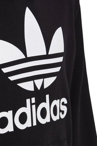 Sweat à capuche Trefoil - Noir