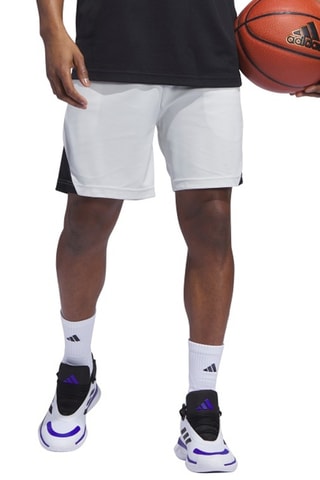 Short de basketball Badge of Sport - Gris clair