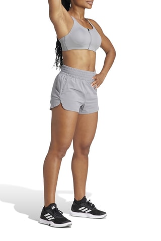 Short Pacer Stretch-Woven Zipper Pocket Lux - Gris