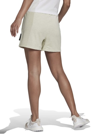 Short taille haute W SL - Beige chiné