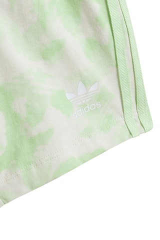T-shirt et short tie and dye AOP Pack - Vert clair et blanc