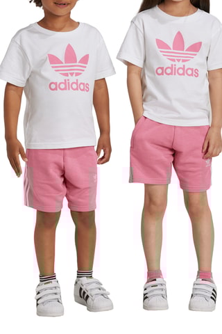T-shirt et short Adicolor - Rose et blanc