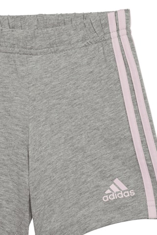 T-shirt et short en coton biologique Essentials Lineage - Rose et gris chiné