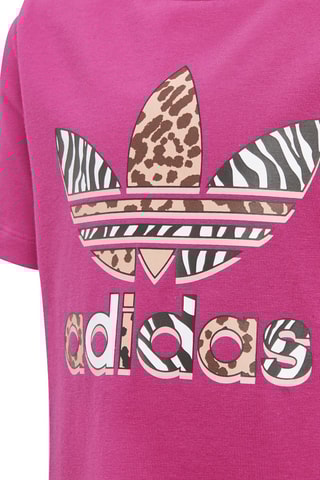 Robe t-shirt et legging AOP - Rose et noir