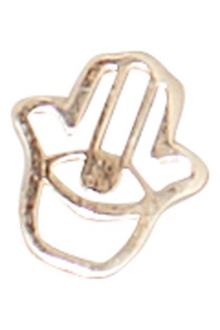 Earcuff Main de Fatma Ouro amarelo