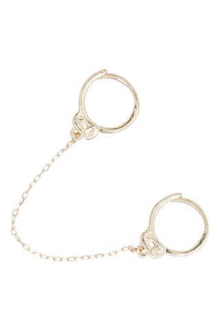 Brincos Algemas Ouro amarelo