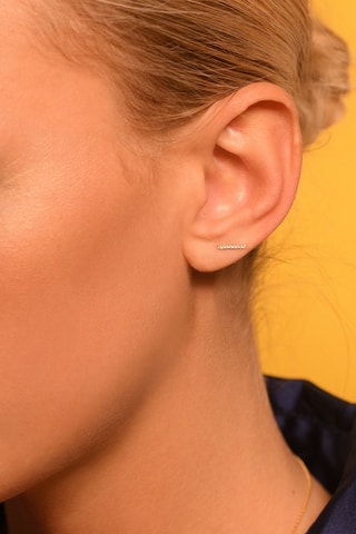 Earcuff Lena Ouro amarelo