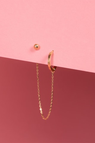 Earcuff Pampa Ouro amarelo