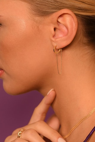 Earcuff Pampa Ouro amarelo