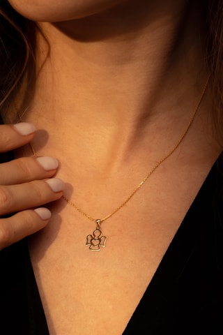 Pendente Angelito Ouro amarelo