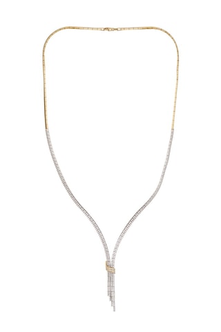 Colar Nossos caminhos Ouro amarelo e ouro branco