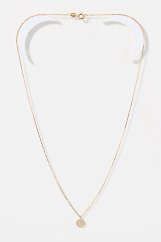 Pendente Letra L dourada Ouro amarelo