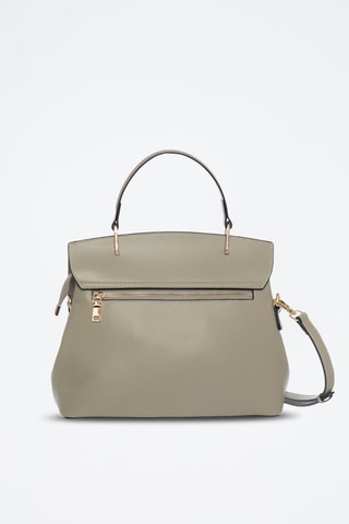 Sac à main en croûte de cuir Ninon - Kaki