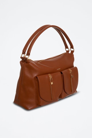 Sac à main en cuir Jeanne - Camel