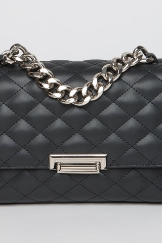 Sac à main en cuir Gabriel - Noir