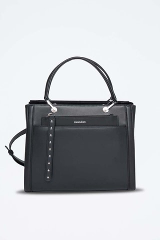 Sac à main en cuir Elsa - Noir