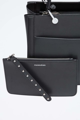 Sac à main en cuir Elsa - Noir
