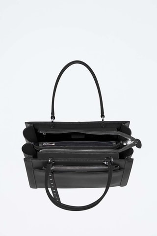 Sac à main en cuir Elsa - Noir