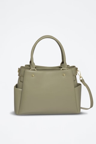 Sac à main en croûte de cuir Naila - Vert