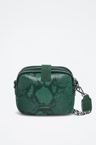 Sac bandoulière en cuir Parker - Vert foncé