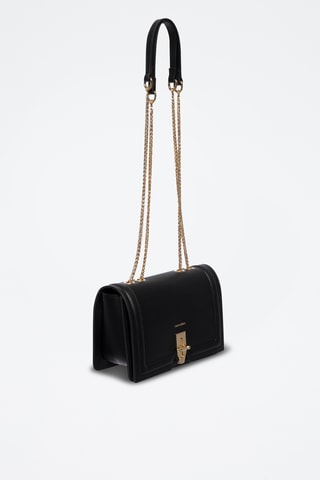Sac porté épaule en cuir Ross - Noir