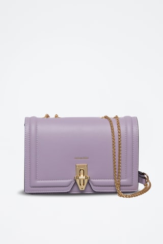 Sac porté épaule en cuir Ross - Violet