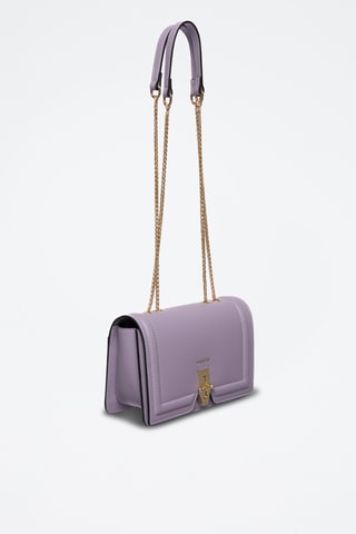 Sac porté épaule en cuir Ross - Violet