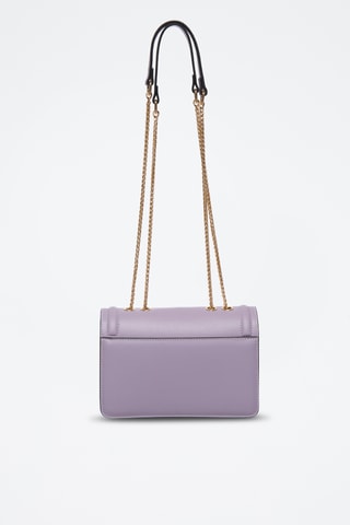 Sac porté épaule en cuir Ross - Violet
