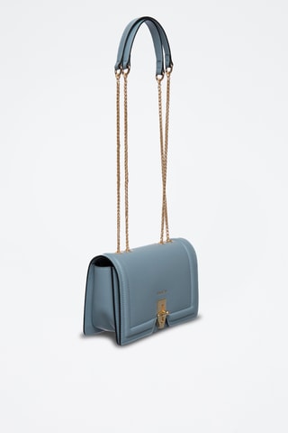 Sac porté épaule en cuir Ross - Ciel