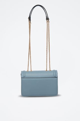Sac porté épaule en cuir Ross - Ciel
