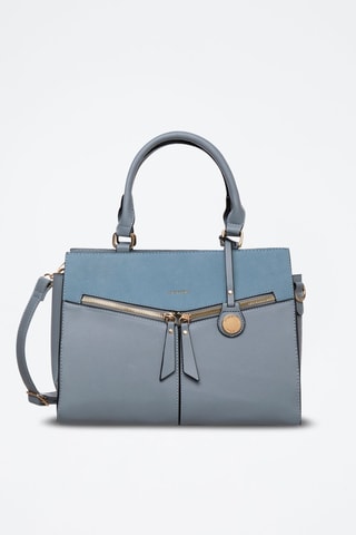 Sac à main Hupton - Bleu et gris