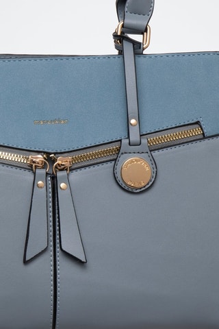 Sac à main Hupton - Bleu et gris